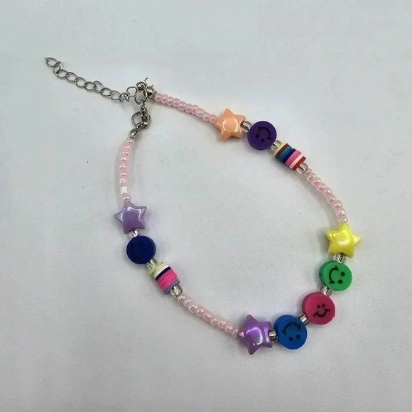 Bead Elastic Fashion Jewelry Bracelet NWT - Picture 2 of 2